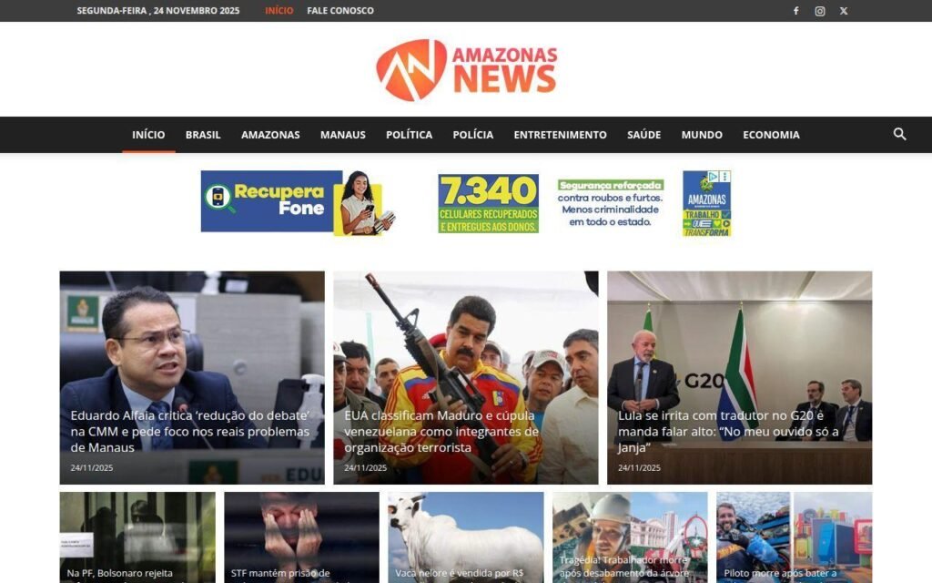 Amazonas News – Portal de Notícias da Região Amazônica