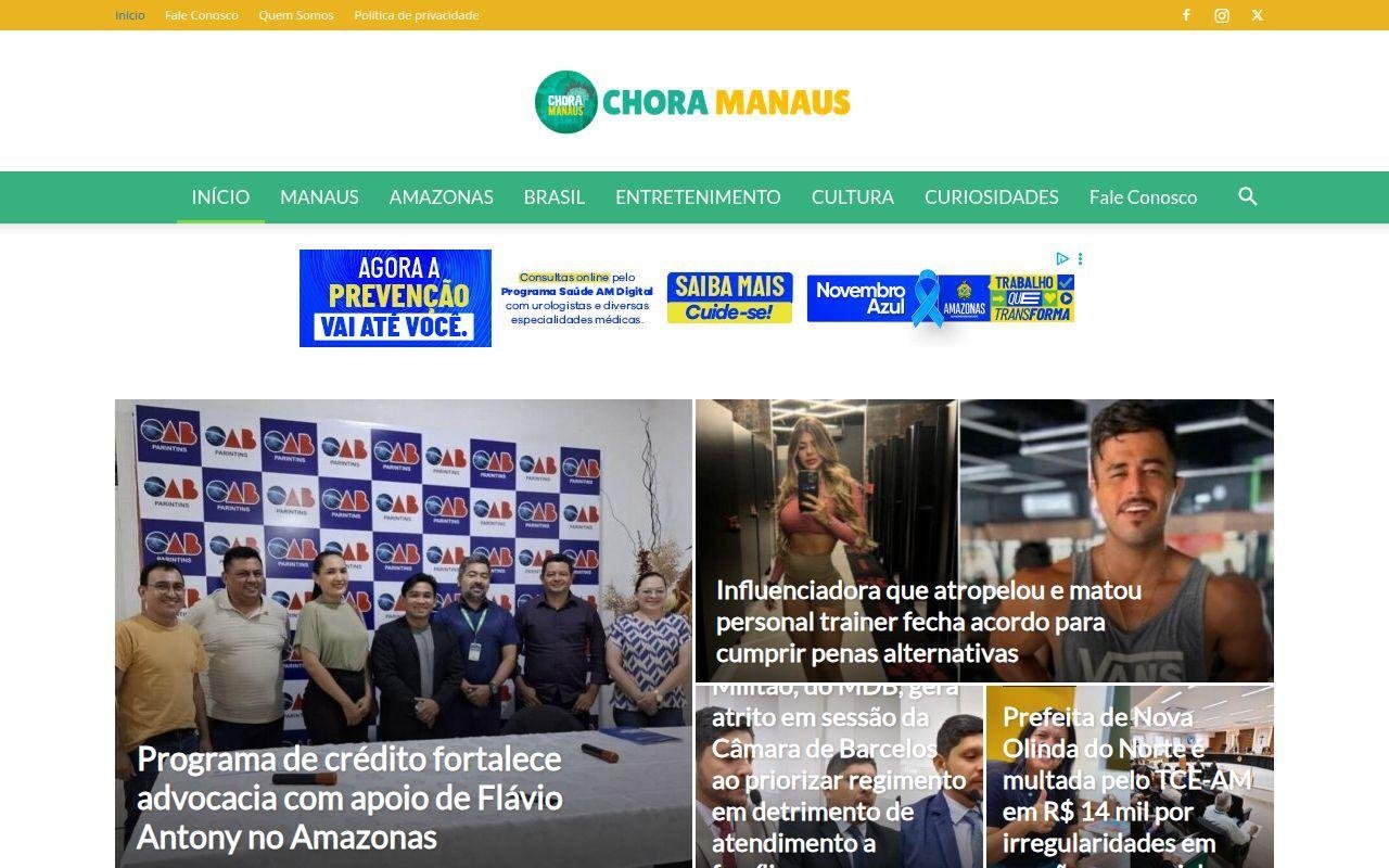 Chora Manaus, portal de humor e entretenimento de Manaus
