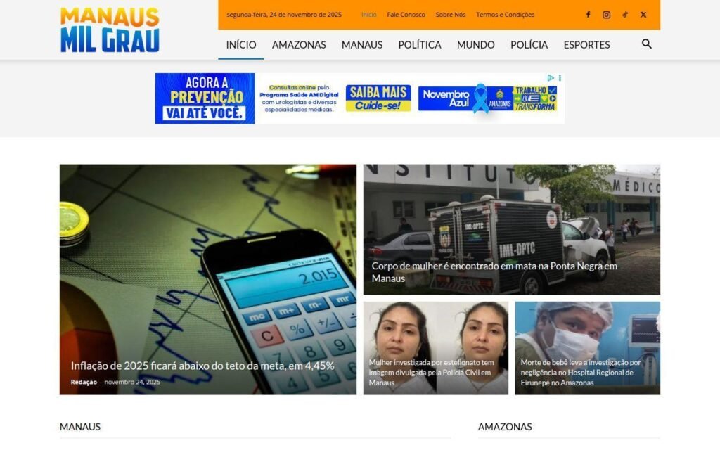 Manaus Mil Grau, plataforma de conteúdo e entretenimento em Manaus