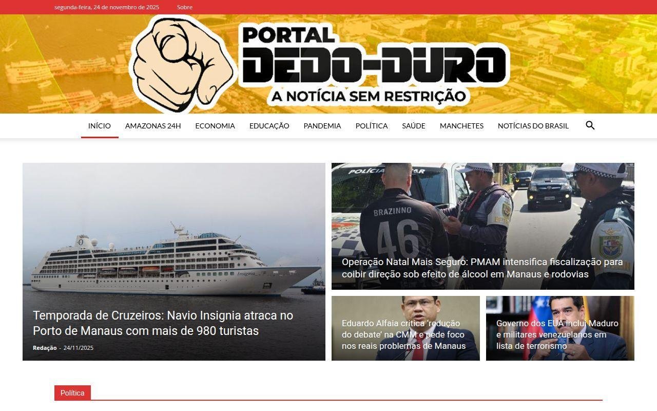 Portal Dedo Duro, portal de notícias do Amazonas