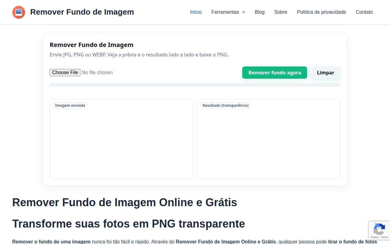 RemoverFundoImagem.com – Ferramenta online para remoção de fundo de imagens