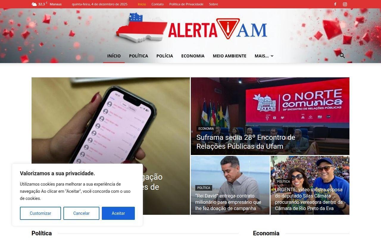 Alerta AM, portal de notícias do Amazonas