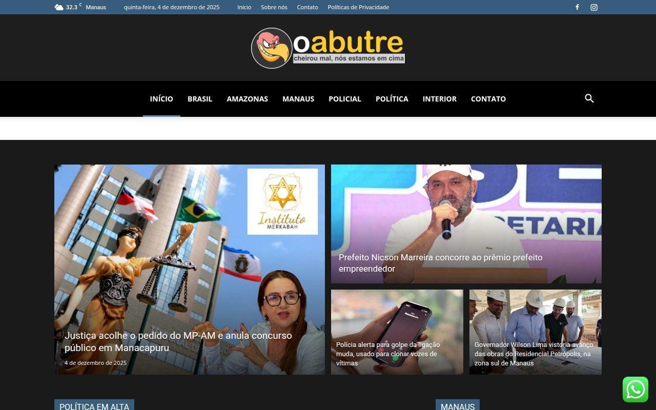 O Abutre, portal independente de notícias de Manaus