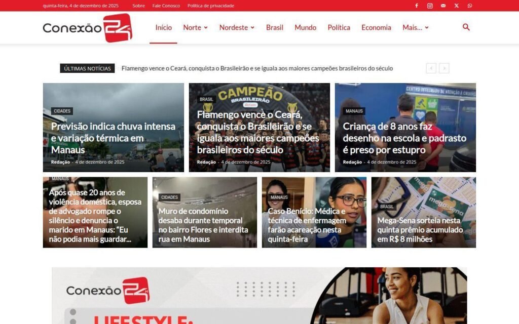 Portal Conexão 24h, notícias do Amazonas, Brasil e Mundo