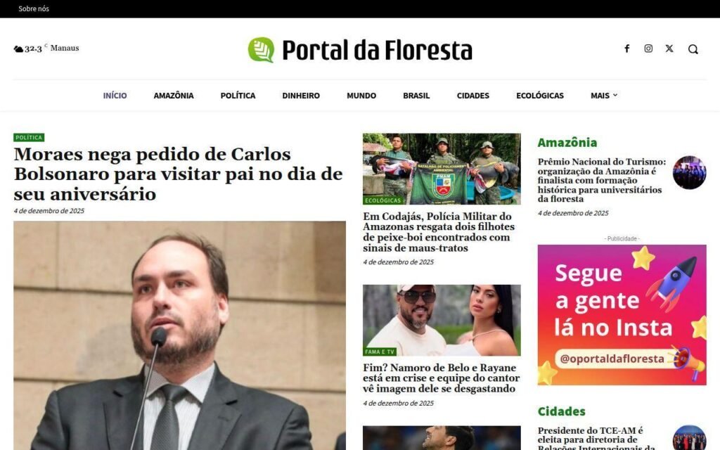 Portal da Floresta, notícias e informações do Amazonas e região Norte