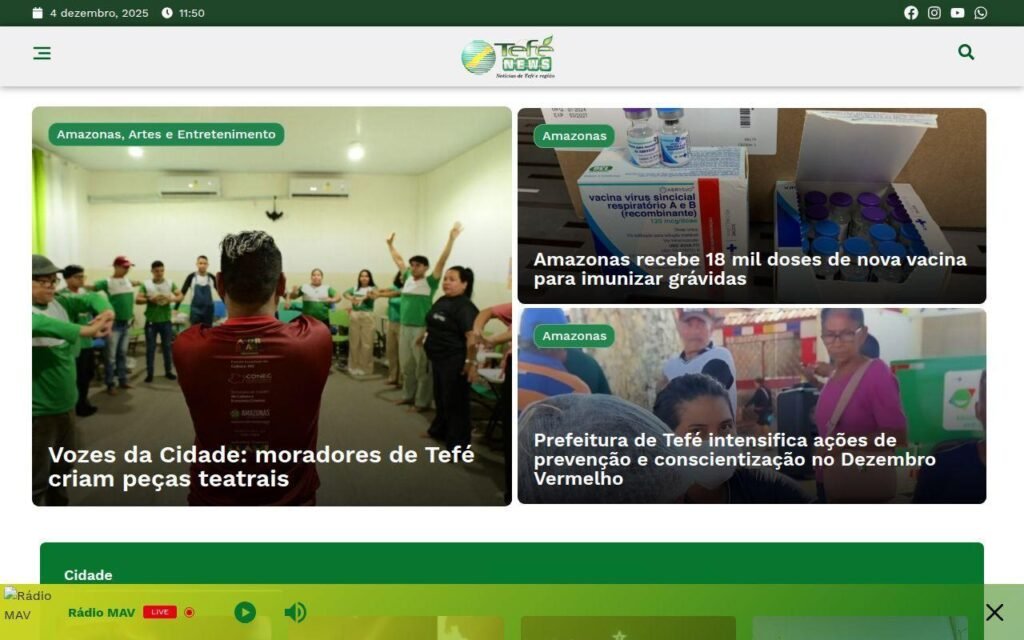 Tefé News, portal de notícias da região interior do Amazonas